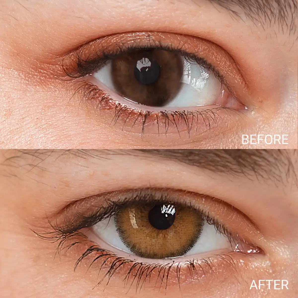 Free Shipping Mesiru Most Natural Colored Contact Lenses Magic Color Soft Contact Lens with Prescription Power