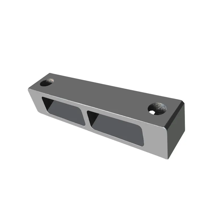 iron powder press sinter double system sky lever spacer steel block for textile machine parts