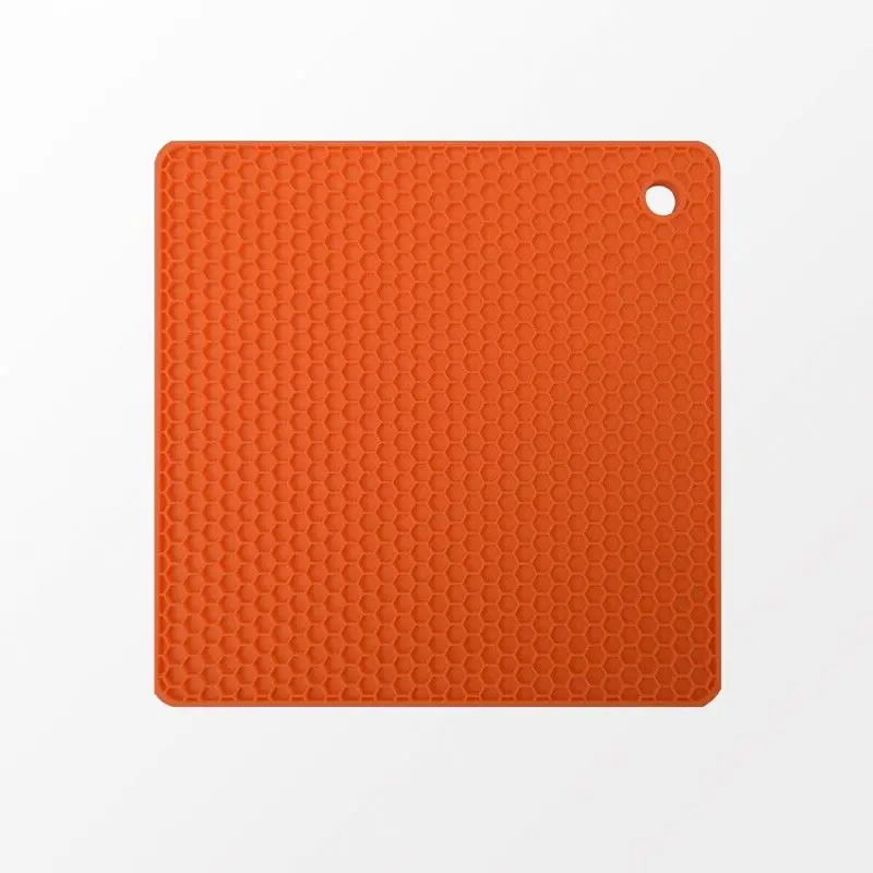 Silicone Honeycomb Pad Pot Holders Drying Mat Non-Slip Durable Flexible Easy to wash and Dry Silicone Trivet Mats