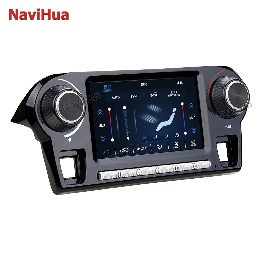 Navihua New Type AC Control Air Conditioning Panel Digital Climate Switch LCD Touch Screen for Toyota Rav4 2020 2024 Auto Stereo