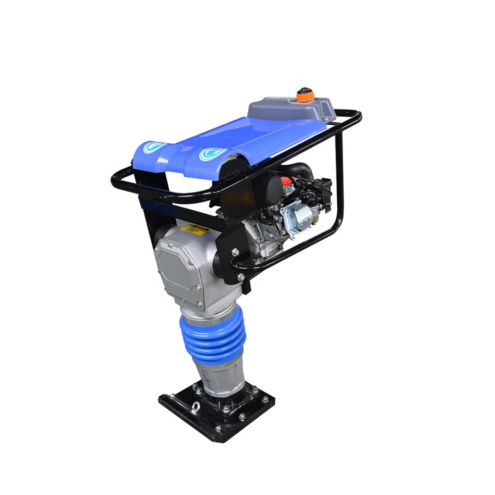 HCR110HZ BRZZ gasoline compactor tamper rammers small plate petrol machines made in China Lifan Loncin Robin motor for sale