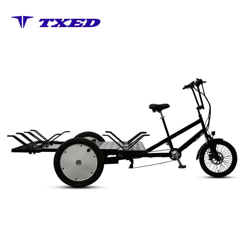 TXED F20 R19 дюймов ЭЛЕКТРОННЫЕ грузовые товары 500 Вт электродвигатель 3 колеса с велосипедной подставкой трехколесный Бортовой Грузовой велосипед