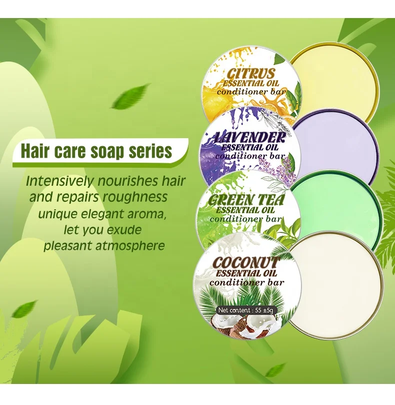 
OEM Organic Essential Oil Conditioner Soap Bar For All Kinds Of Hair ON SALE NEW HAIR CARE 