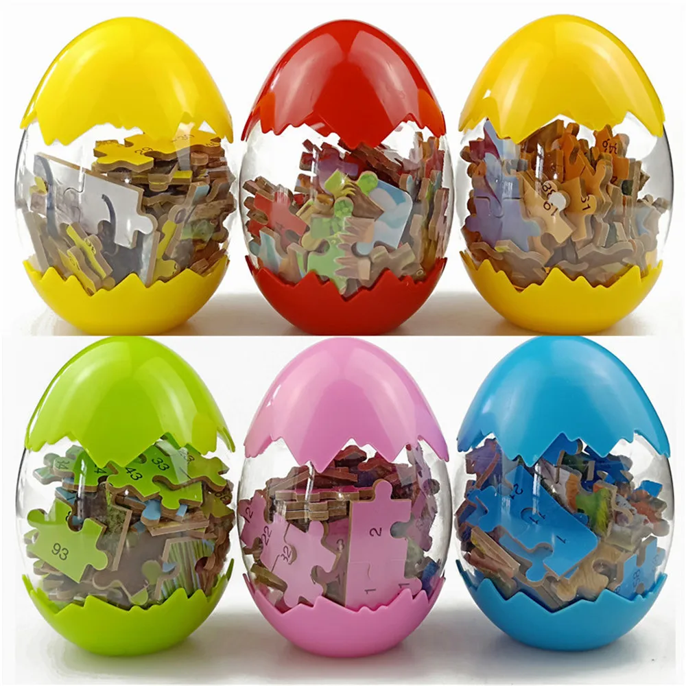 Wholesale Children Educational Best Gift Wooden Toy Kids 60pcs Dinosaur Eggs Puzzle
