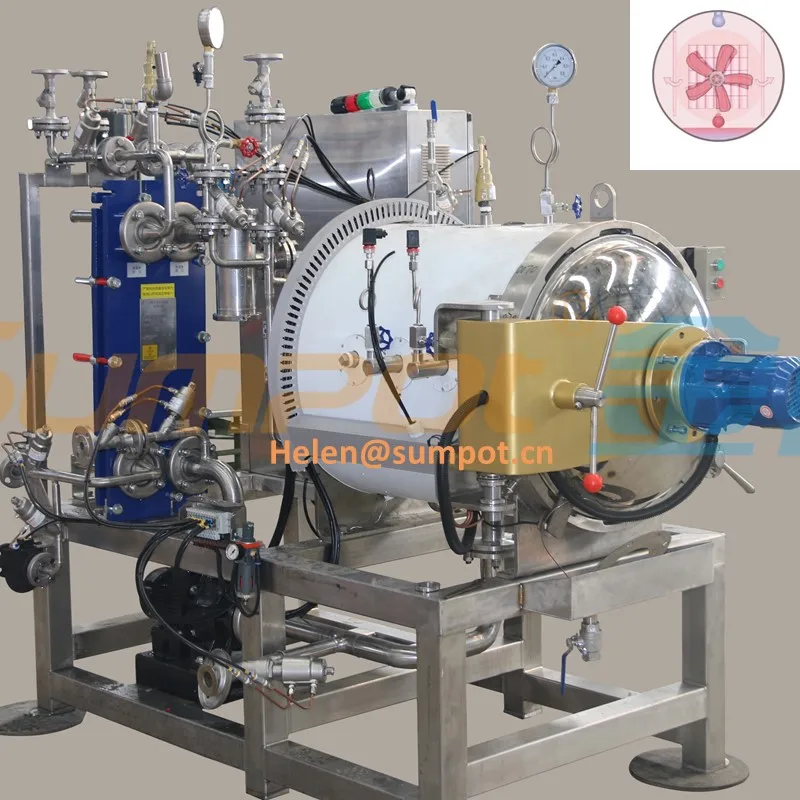 SUMPOT Start Up Business Electric Small Lab Retort Machine 200L