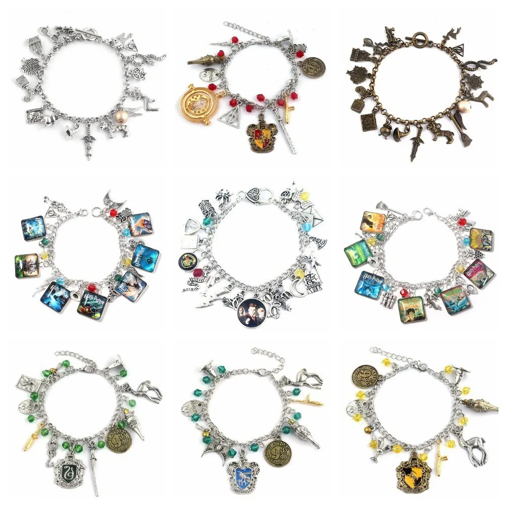 Harry Magic Bracelet Harrys Potter Metal Chain Bracelet Deathly Hallows Bracelet Wholesale In Film