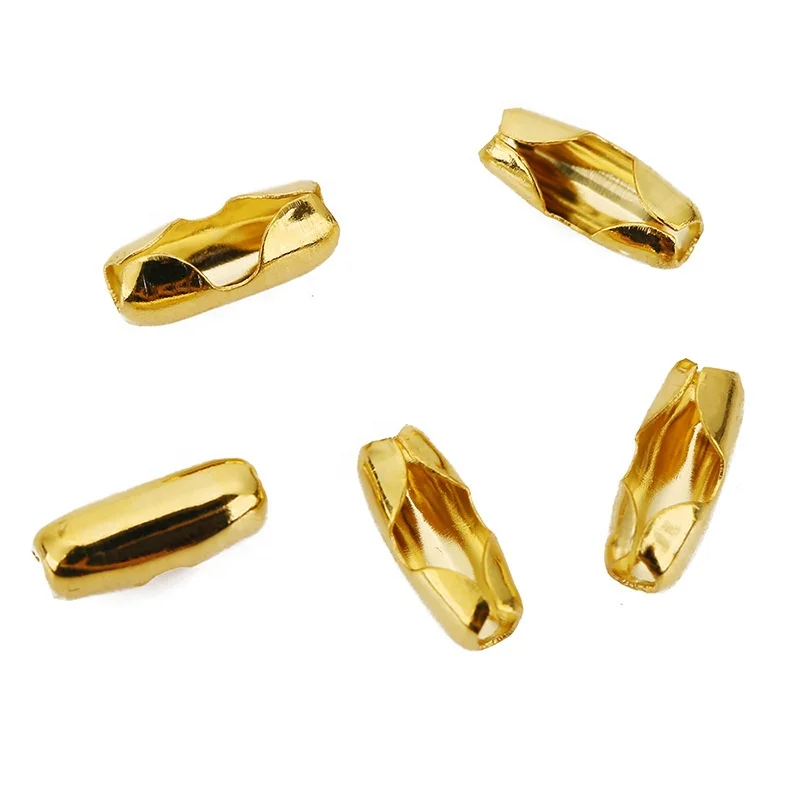 Factory Price Stainless Steel Findings Buckle Connector Jewelry Making Supplies Clasps For Bead Ball Chain Connector