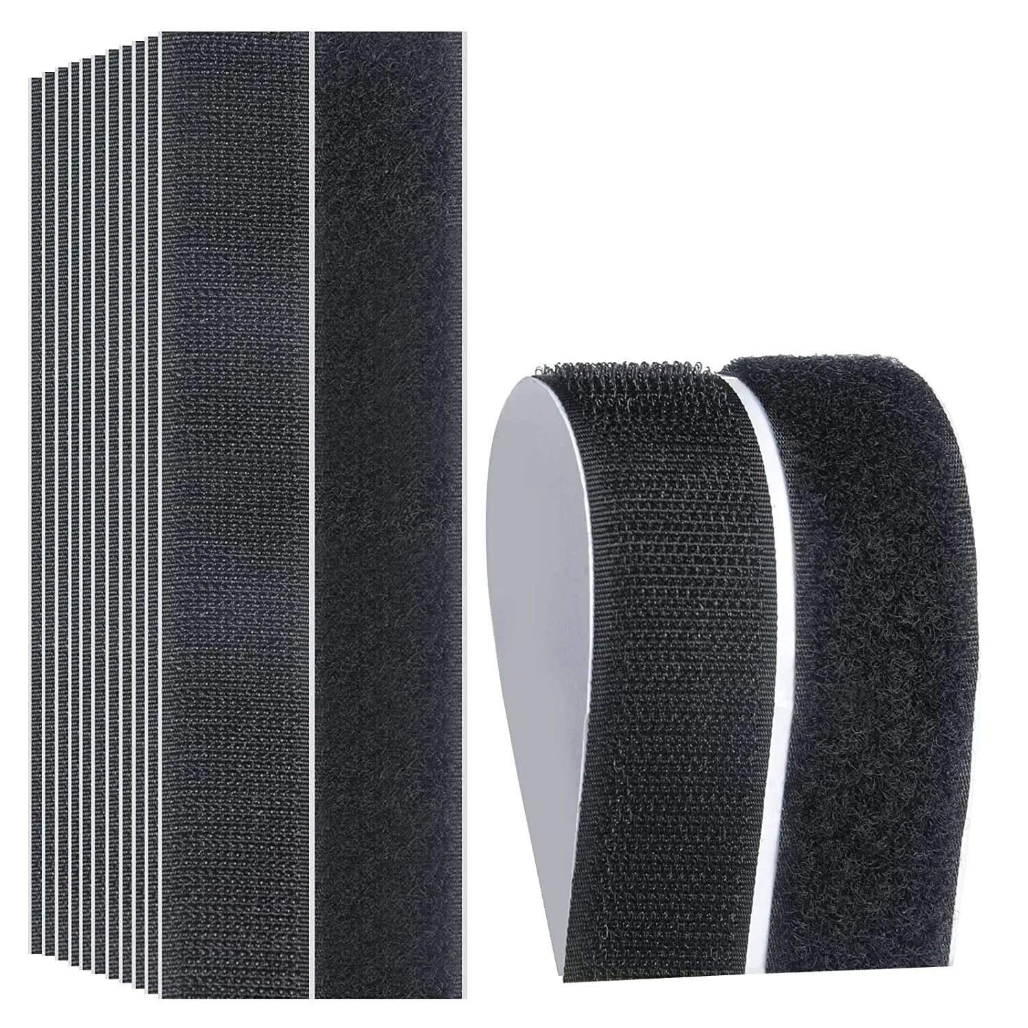 Strength Sticky Back Fasteners Hook and Loop Strips with Adhesive
