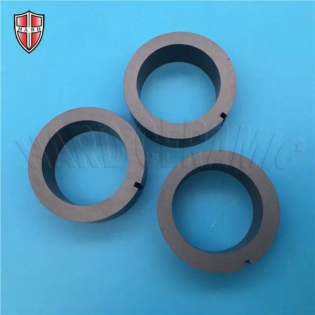 High Wear-resisting Silicon Carbide insulation washer SiC Ceramic ring Manufacturer