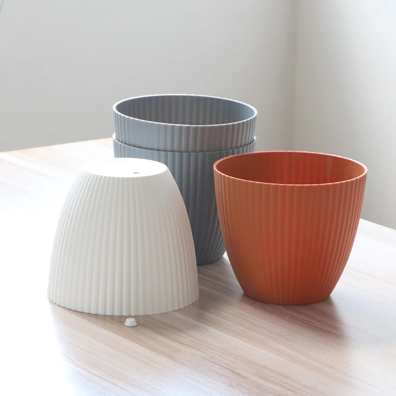 
Manufacturer Customized Design Color Size Hot Sale Plastic Flower Pots with Pedestal 