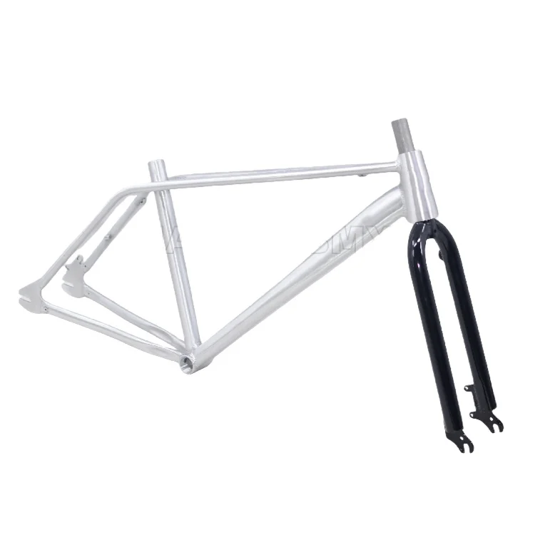 Good quality 20/24/26/27.5/29 inch bmx Aluminum frame chromoly 4130 fork with quadangle loop tail design retro style