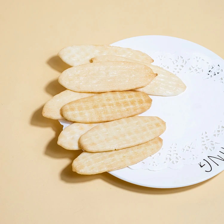 Rice Rusk Teething Biscuit Chinese Individual Packing Grain Products Manufactures Baby Rice Crackers