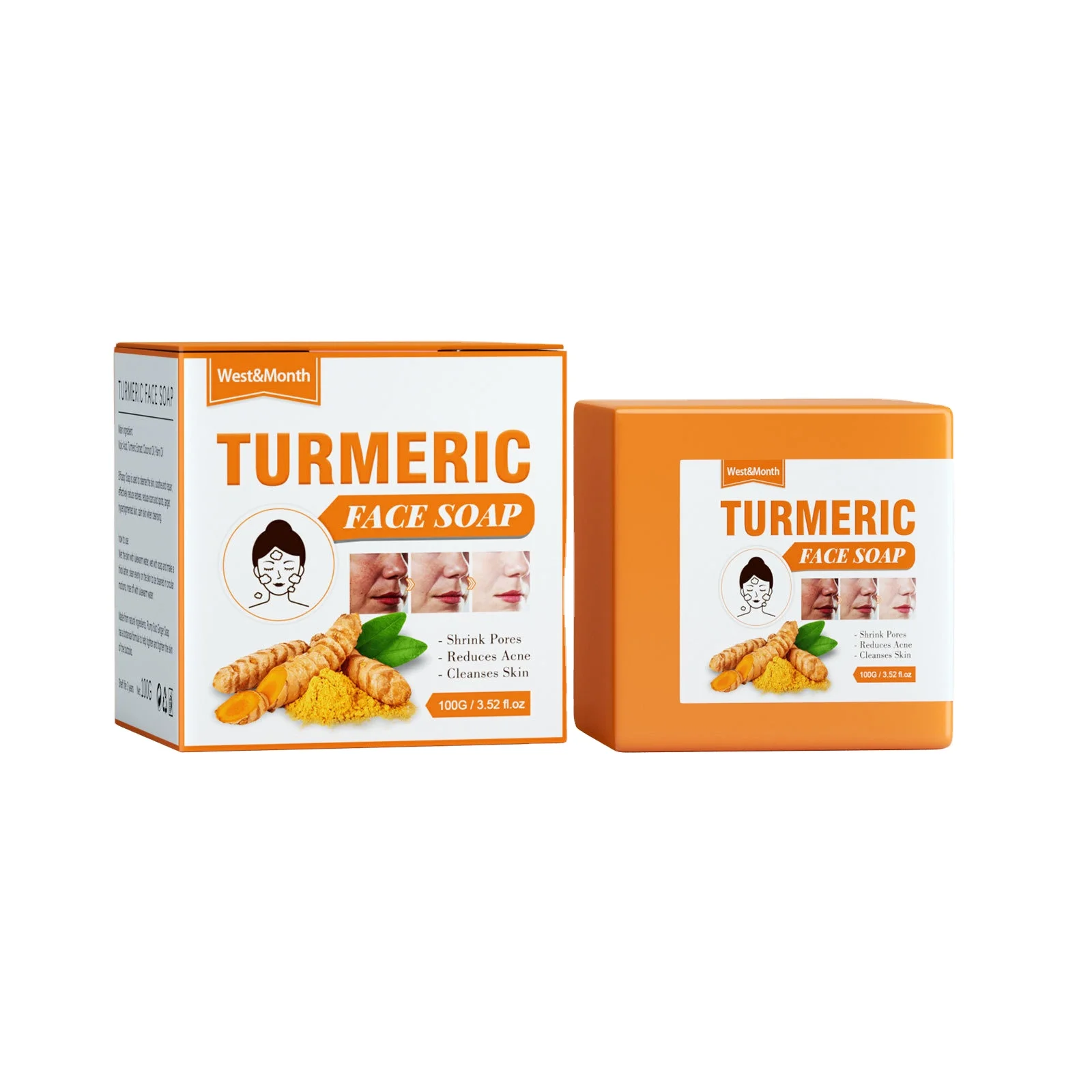 care Ginger Turmeric Bar Soap Handmade c Soap For Skin Whitening Brightening