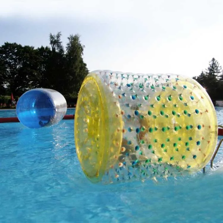 PVC / TPU Swimming Pool Toys Floating Walking Ball Inflatable Water Roller Ball for Sale