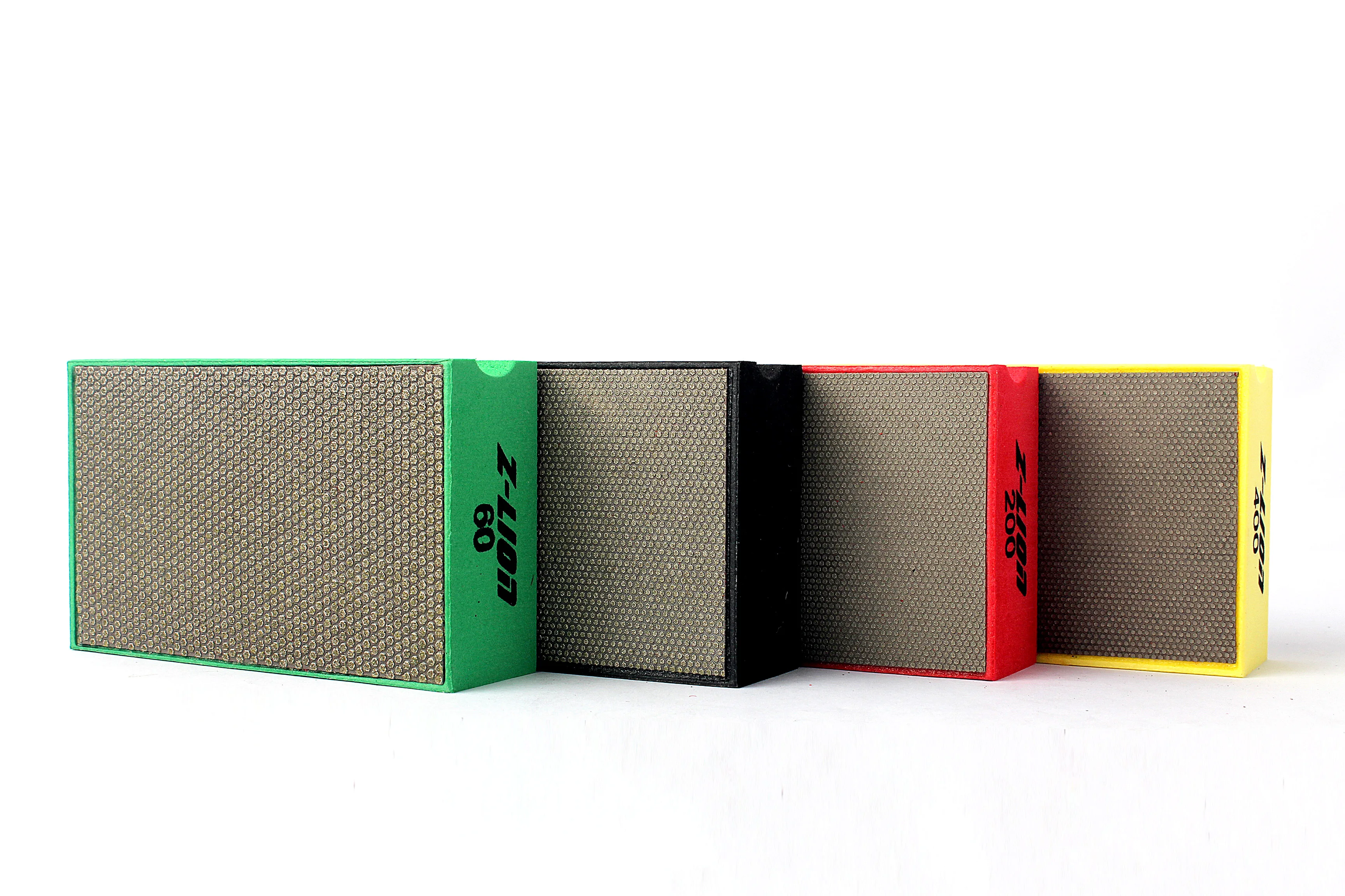 Z-LION Granite Marble Manual Grinding Tools Diamond Hand Polishing Pads