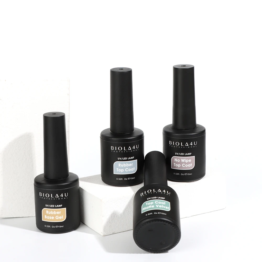 Professional rubber base gel nail polish rubber base coat for long lasting nails layer