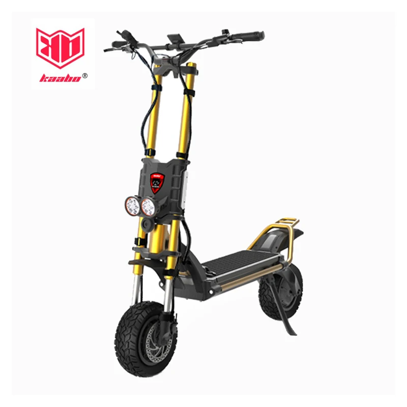 EU Stock KAABO Wolf King GTR 72V 35Ah 2000W*2 Dual Motor Hydraulic Brake TFT Display 12inch Wolf King GTR Removable Battery