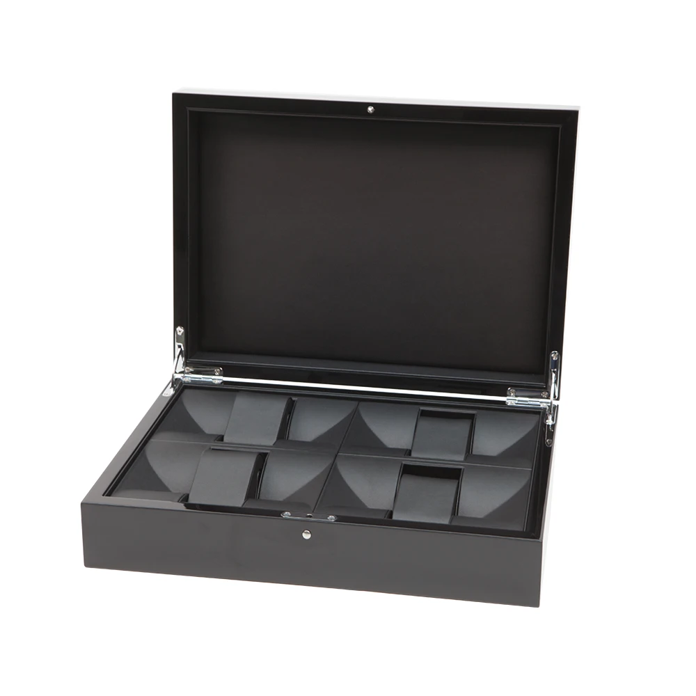 Reusable Wooden Case Box 4 Slots Watch Box Display Case Organizer watch case box for Women Men Watch Display