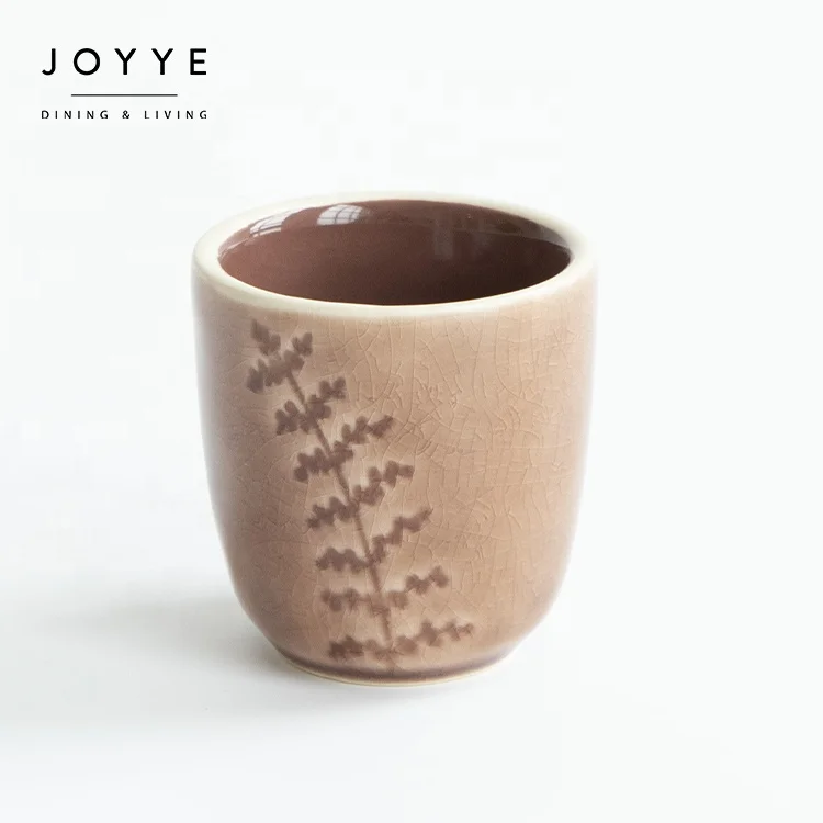 JOYYE small tea cups ceramic coffee cups without handle  no handle coffee simple fashion ceramic cup