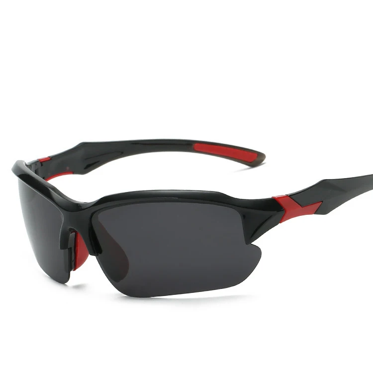 2022 Brand Designer Night Vision Half Frame Polarized Wrap Around Cycling Sunglasses For Driving Golfing Fishing Biking