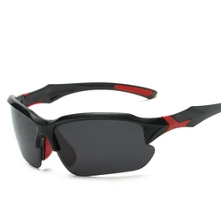 Солнцезащитные очки с полуободковой оправой для мужчин и женщин, квадратные поляризационные, для велоспорта, крикета, спорта, 2022