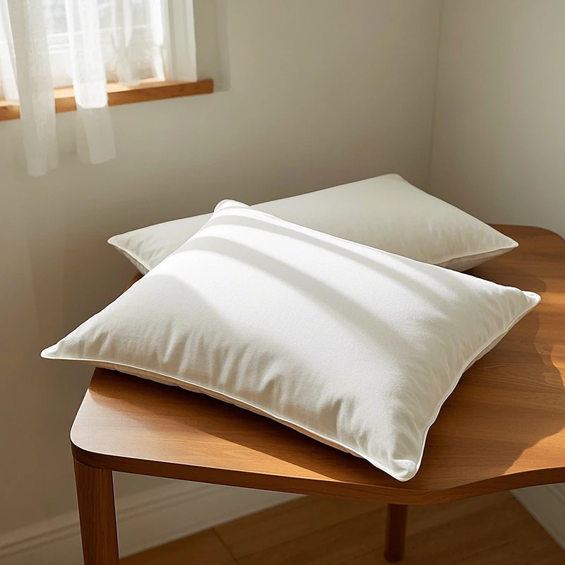 Premium Polyester Fiber Alternative Filling Neck Soft Sleep Support Pillow Luxury Hotel Standard Pillow White Pillow Inserts