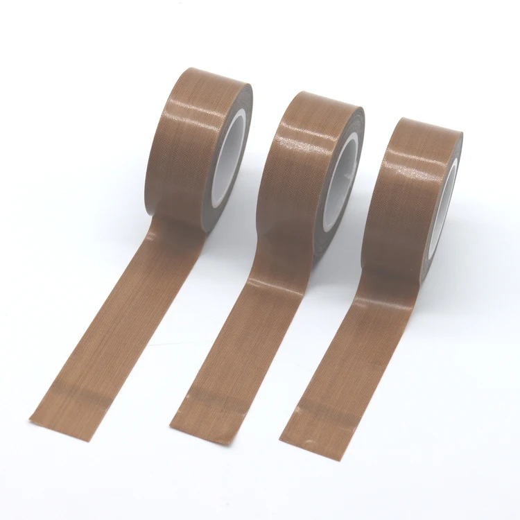 Easy to Clean Heat Resistance Fabric Tape Fireproof fiberglass ptfe tape pehd with Silicone Adhesive