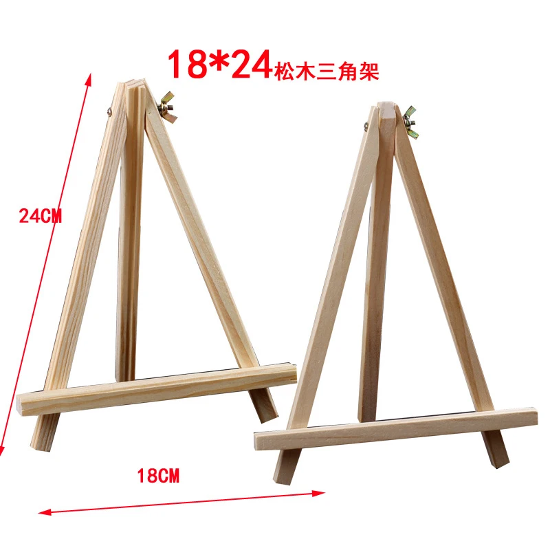18*24cm Mini Wooden Display Easel Mini Wood Artist Photo Picture Displaying Easels Wooden Canvas Holder Easel Stand