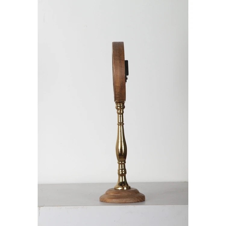 Factory Price Original Home Decor desktop stand Clocks Quartz Clock round Table Clock