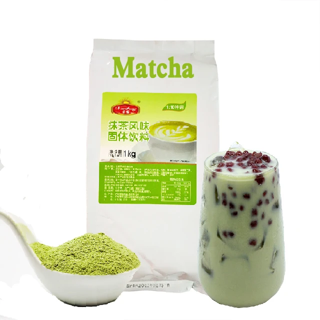 XUEDONG milk foam powder matcha flavor for bubble tea wholesale bubble tea powder matcha flavor milktea