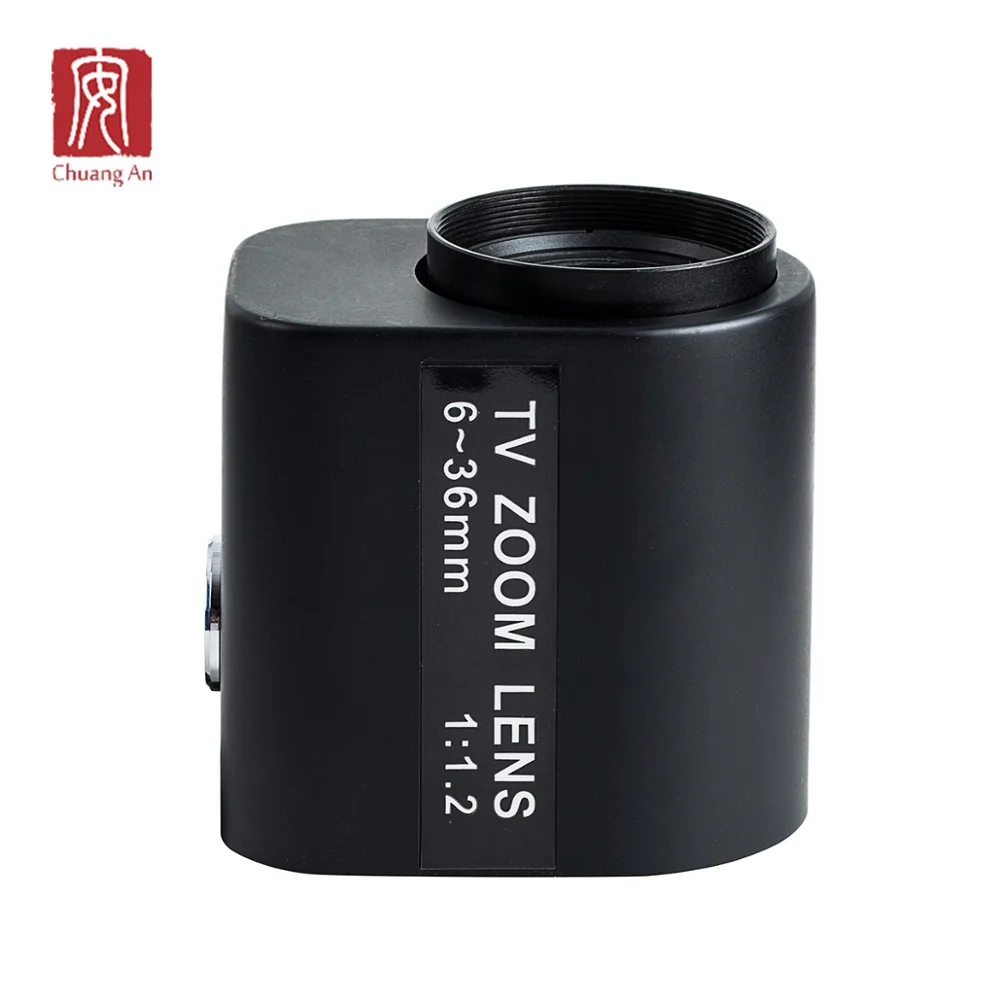 1/3 Inch 6-36mm CS Mount Megapixel 3 Motor Motorized Zoom Lens