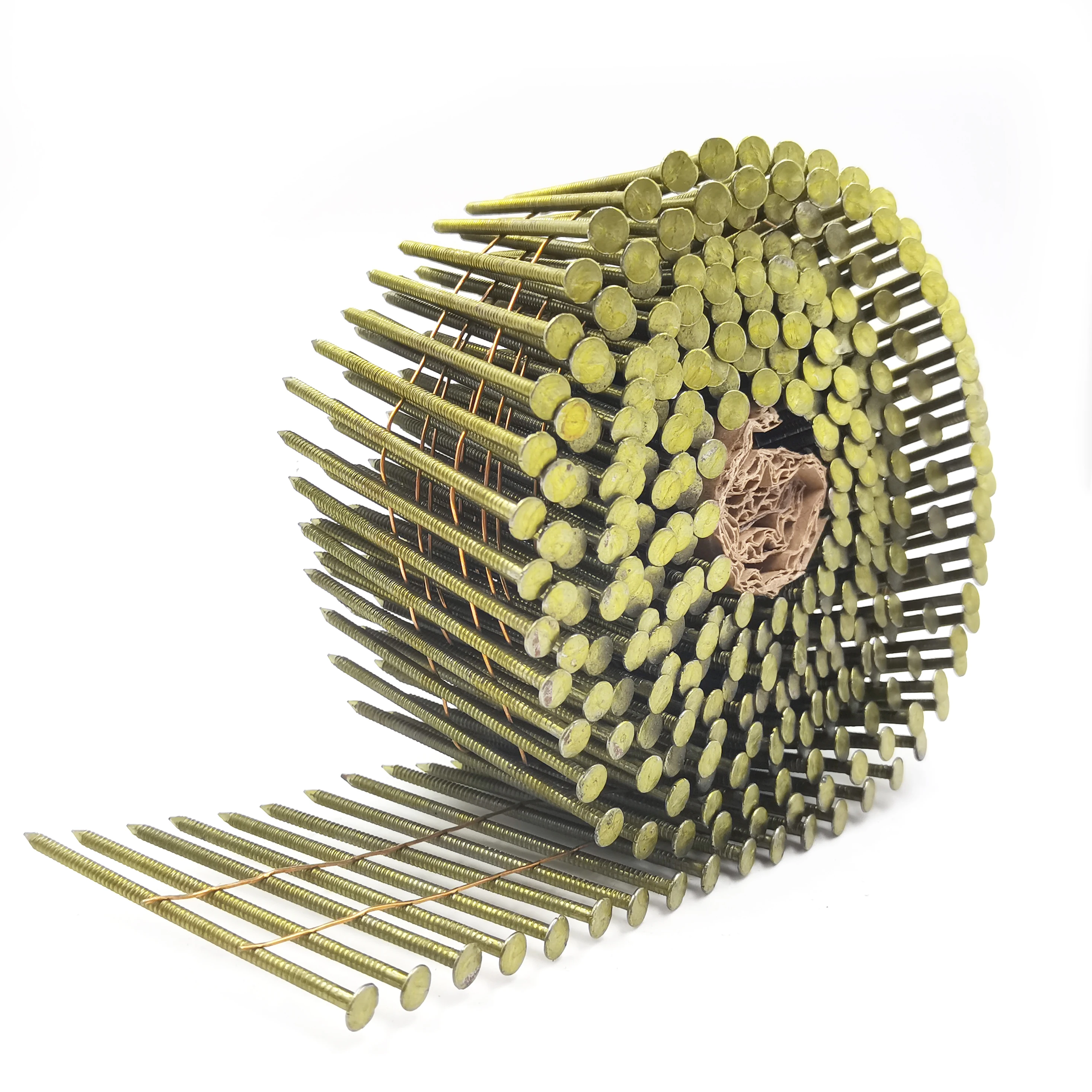 Pallet wire coil siding nails Hot Dip Galvanized shank roofing coil framing nails