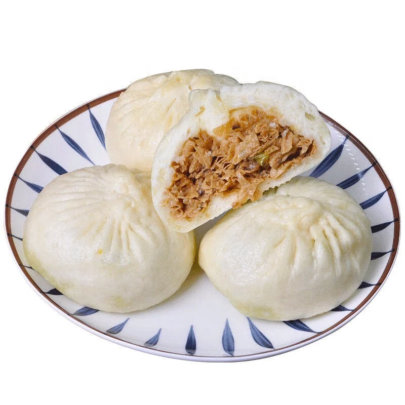 HACCP Certified Dried Tofu Skin Bun Bean Curd Baozi Steamed Buns Stuffed with Tofu Skin