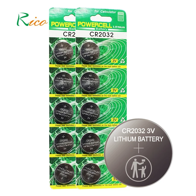 POWERCELL высокой емкости CR1220 CR1616 CR1620 CR1632 CR2016 CR2025 CR2032 3 В литиевая Кнопка монета неперезаряжаемый умный дом