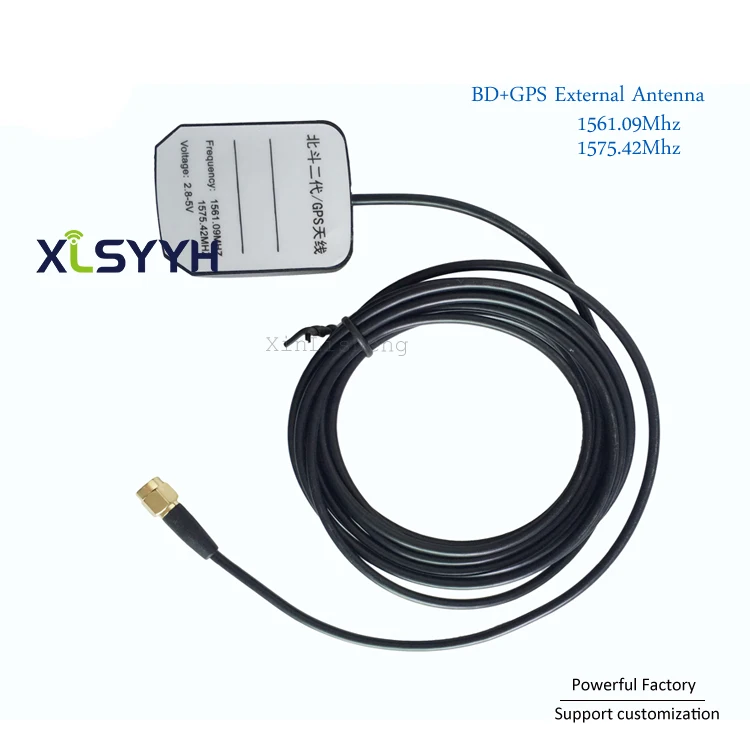 New 28dBi Active gps BD dual model 1575 Magnetic Antenna External Car GPS antenna with internal ceramic