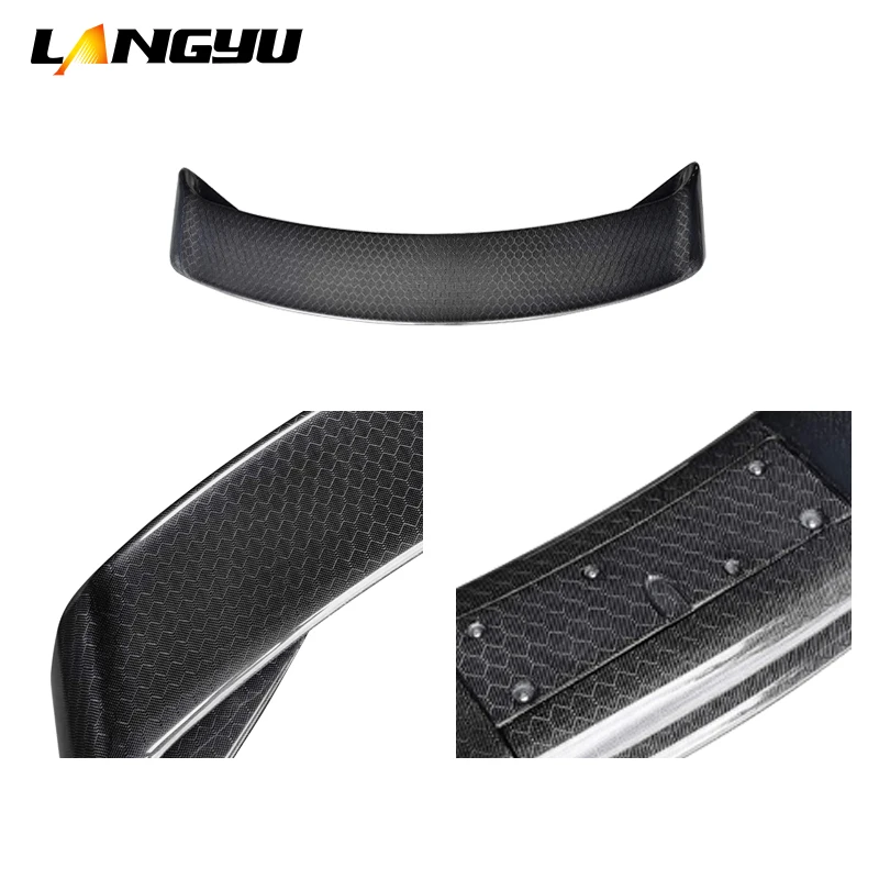 Car Exterior Parts GTR35 A Style Honey-Comb Twill Carbon Fiber Rear Trunk Spoiler For Nissan Skyline GTR R35 Rear Spoiler