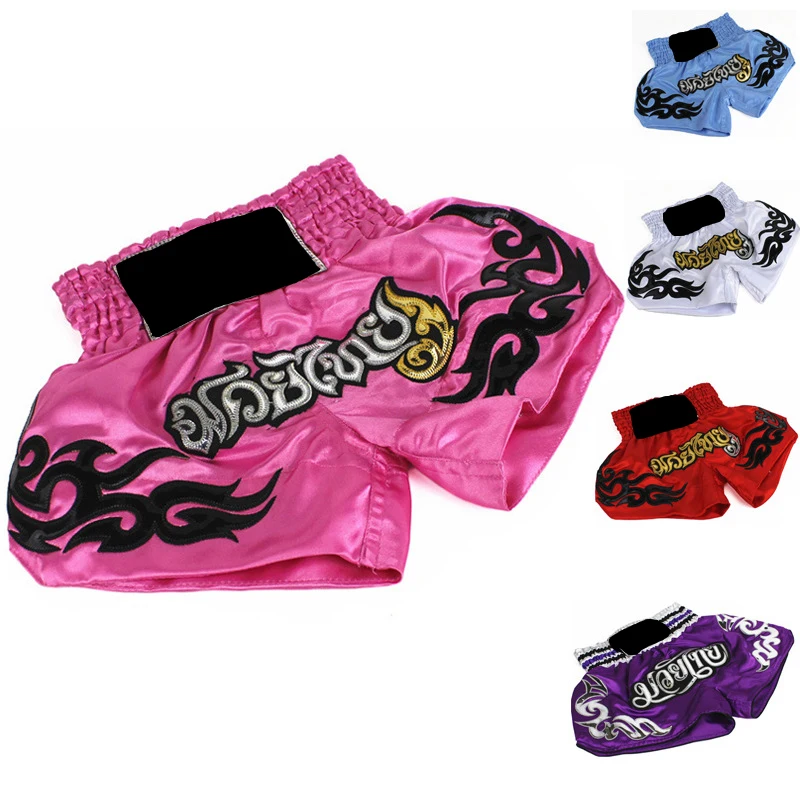 Мужские и женские боевые искусства тренировочные боксерские спортивные Муай тайские шорты