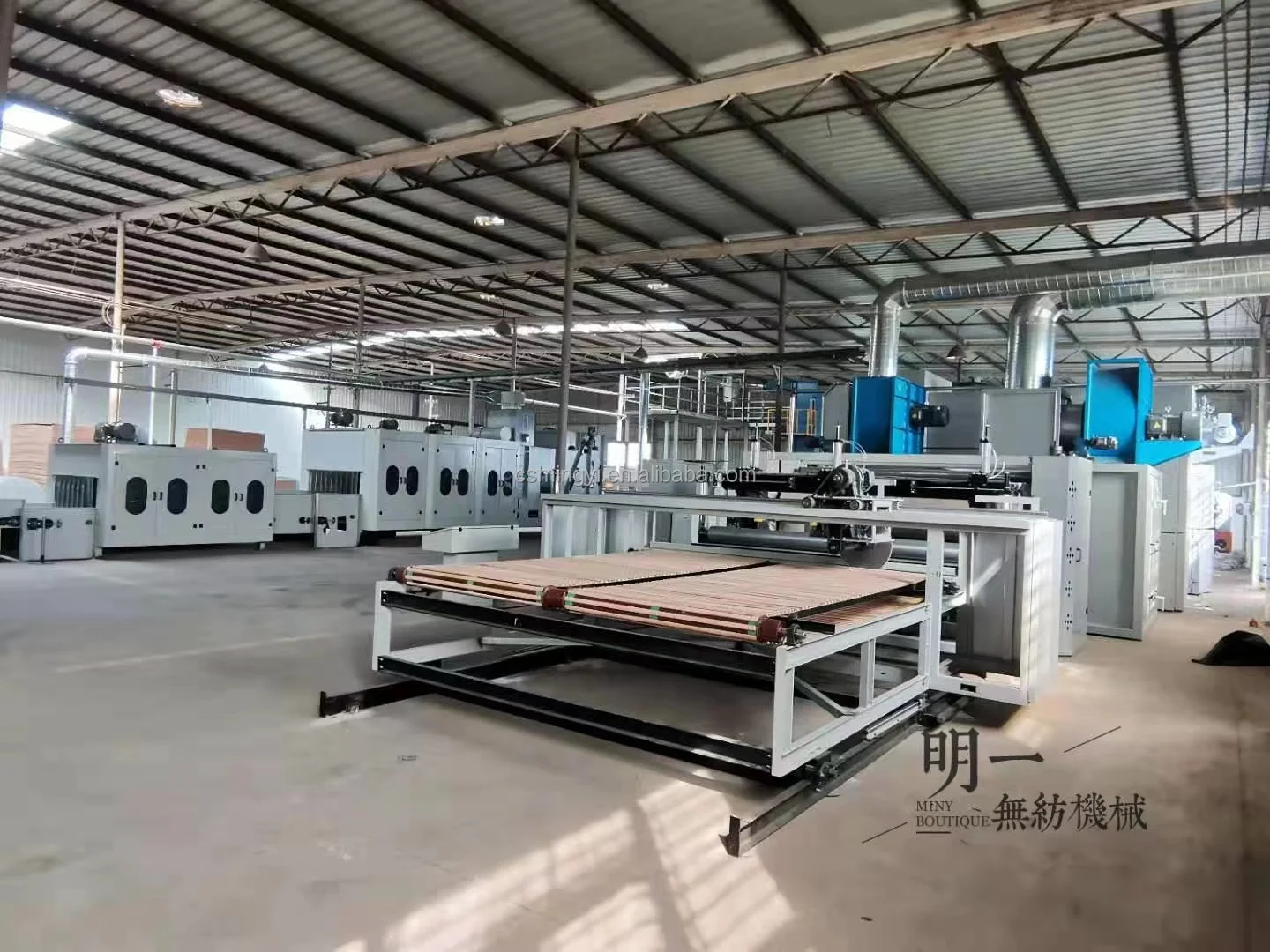 High capacity 3000gsm Nonwoven coconut coir fiber mat mattress machine production line