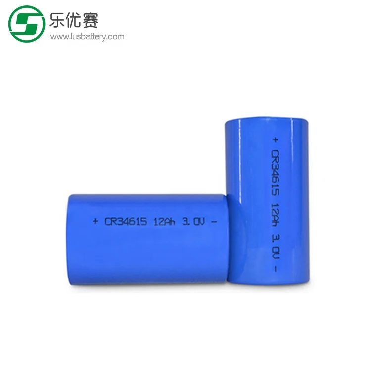 3V 12Ah CR34615 D size Lithium primary battery CR34615 Li-MnO2 Battery 3V D Size Lithium Li-MonO2 Non-rechargeable Battery