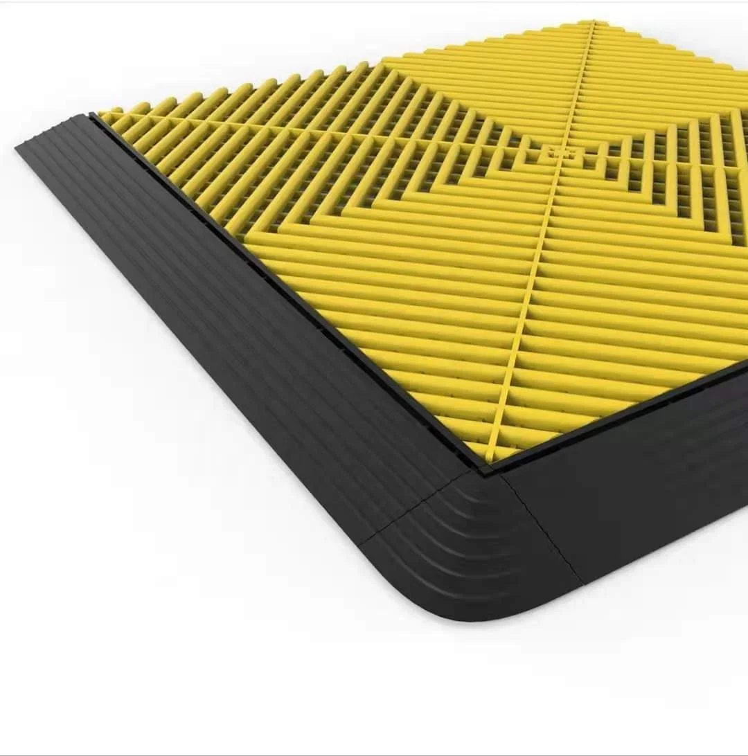 Water-proof commercial pvc workshop floor tiles interlocking mat