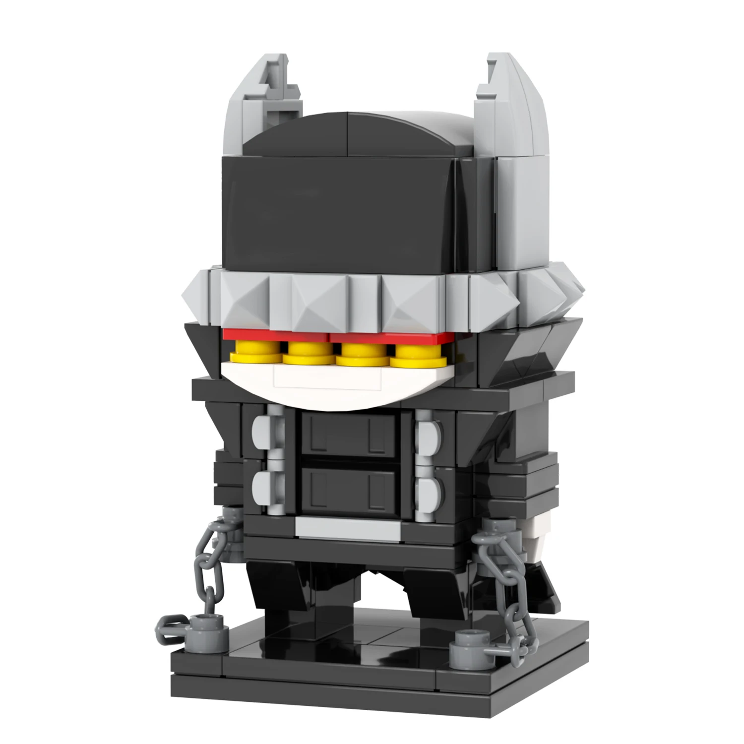 MOC7252 летучая мышь который смеется 143 шт. квадратные кирпичи темные рыцари Брюс Уэйн суперзлодеи строительные блоки для детей игрушки