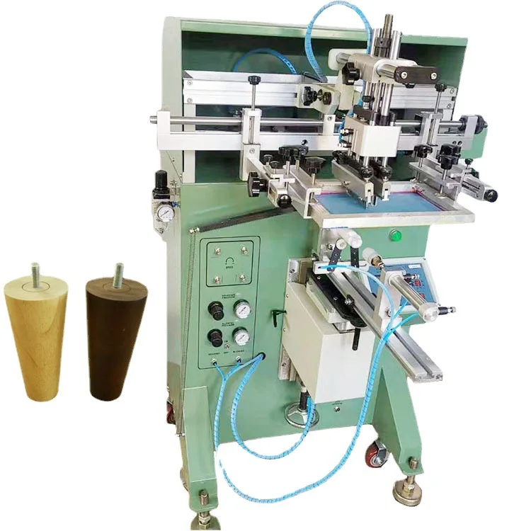 ECO silk screen printer high precision multi color round silk screen printing machine for cosmetic glass bottle