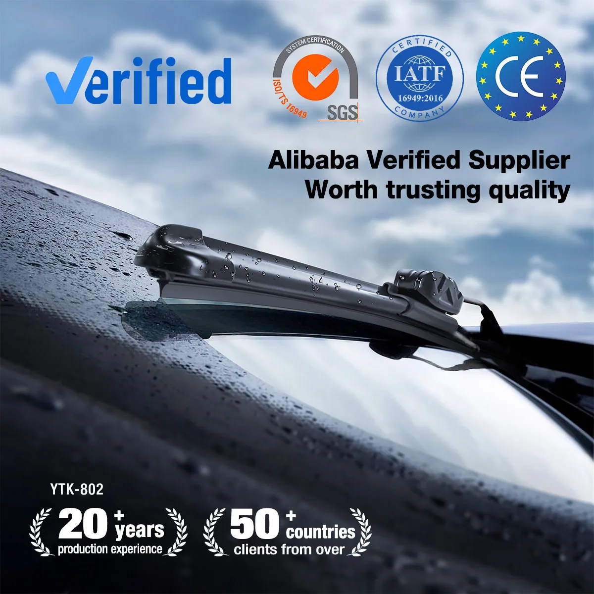 Wholesale Universal Natural Rubber Windshield Wiper Blades Cars Multi-Model including A6 A3 A7 A8 Compatible BMW Audi A4 Models