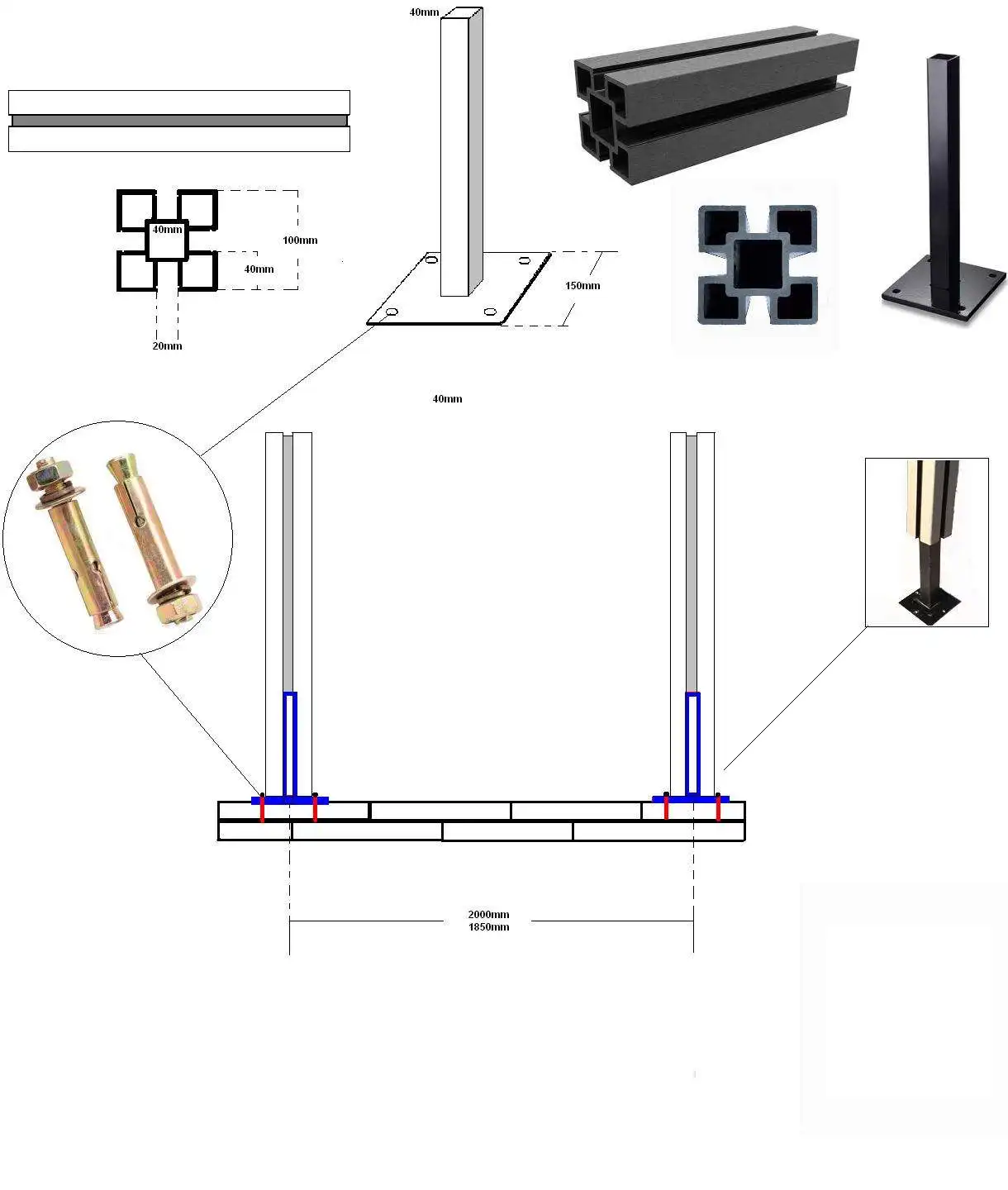 Outdoor garden panel fence design fence decorative  wpc fence