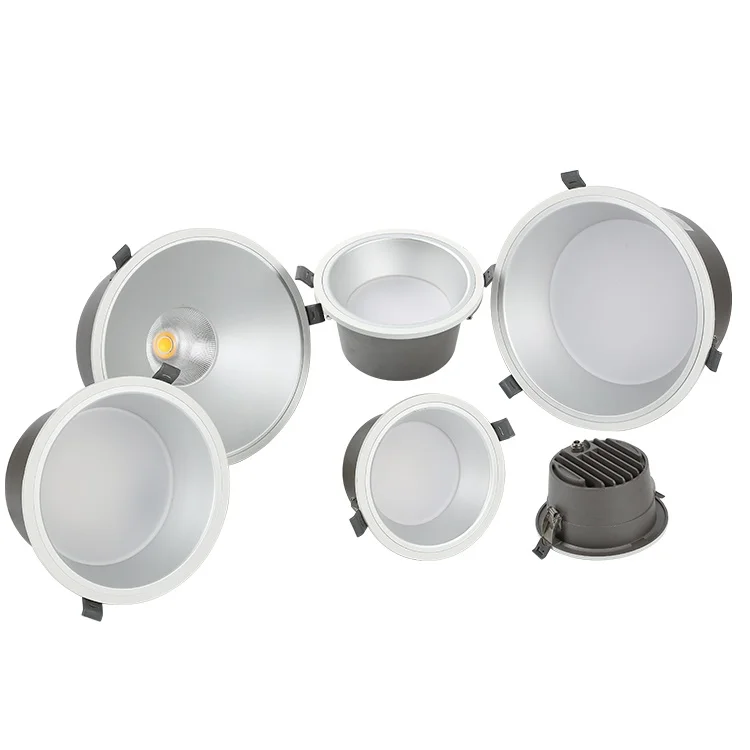 
Modern Smd Round Recessed 12w 15w 20w 25w 30w Indoor Commercial Down Lights 