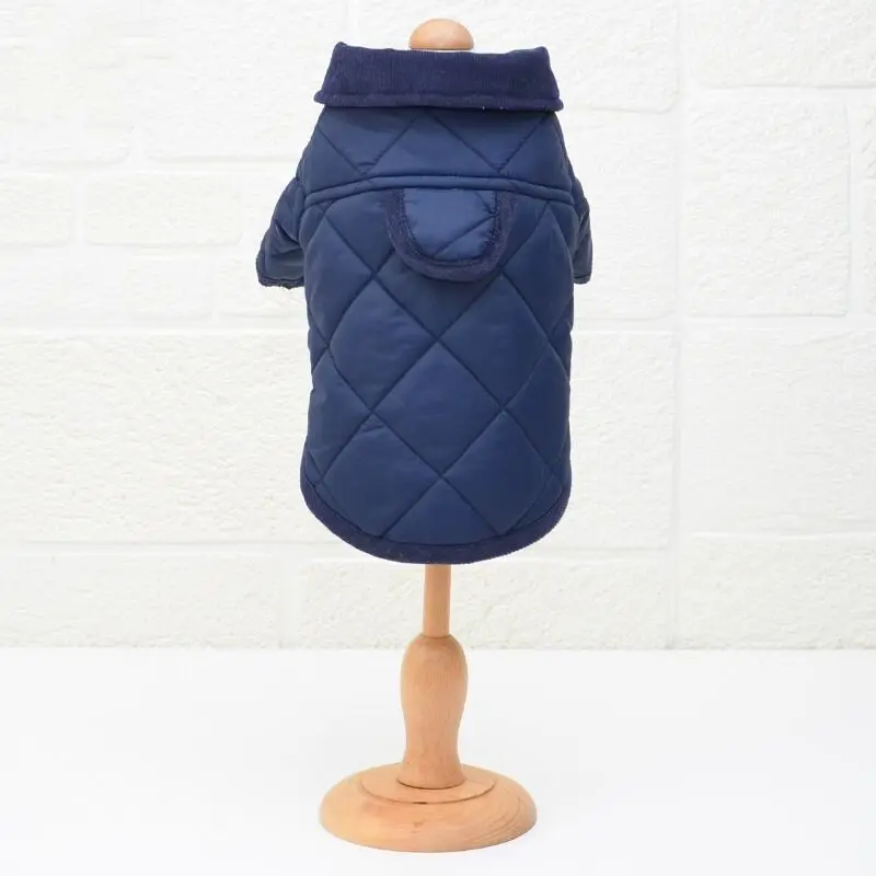 New style pet warm clothes for autumn and winter Best Selling British Style Pet Coat Checked Dog Warm Jacket