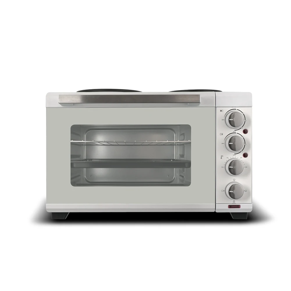 38 Liter Mechanical Temp Setting 100-230 60Min Timer Convection Pizza Adjustable Thermostat Control Toaster Oven