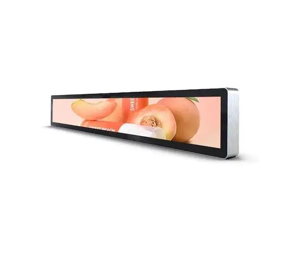 OEM ODM 23 37 дюймов Android 11 500 700 nits настенный ЖК-монитор с сенсорным монитором рекламный плеер ультра широкая растянутая панель ЖК-дисплей
