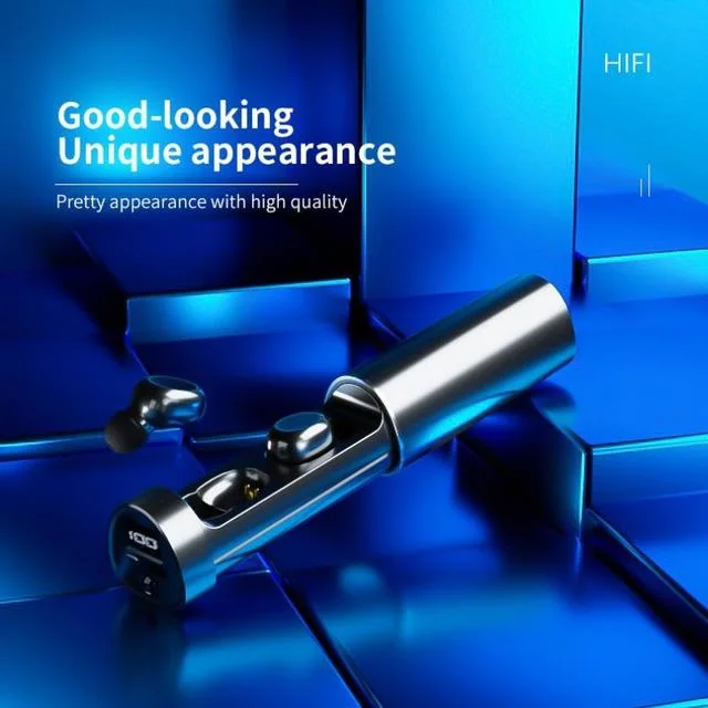 New N21 Wireless Headphones Lcd Digital Display Stereo Earphones BT 5.0 Sports Waterproof Headset Tws Earbuds N21