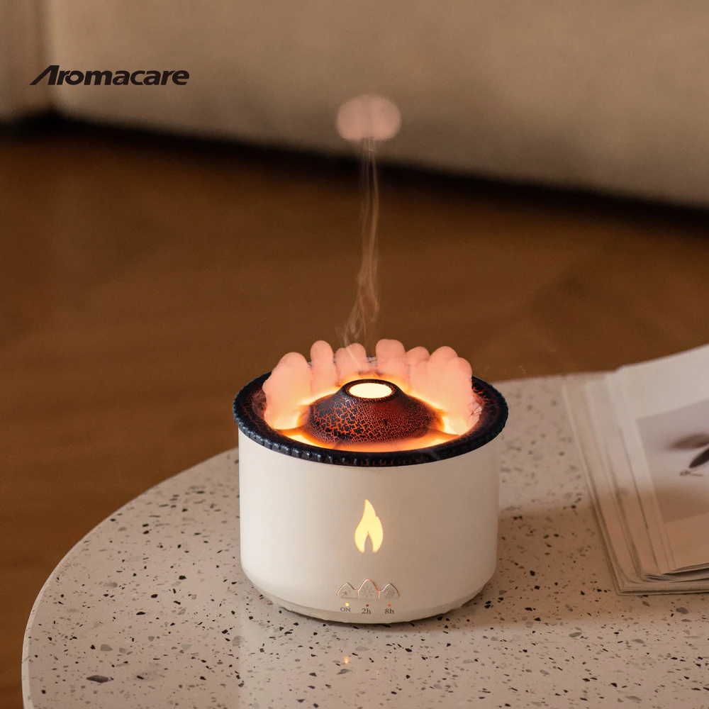 Aromacare ODM OEM светодиодный диффузор для аромадиффузора с эффектом пламени
